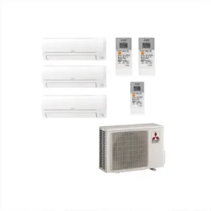 Mitsubishi Electric Triple Split  2 × 2.5 kW + 1 × 3.5 kW Set MXZ-3HA50VF – Premium Klimaatbeheersing voor Drie Ruimtes